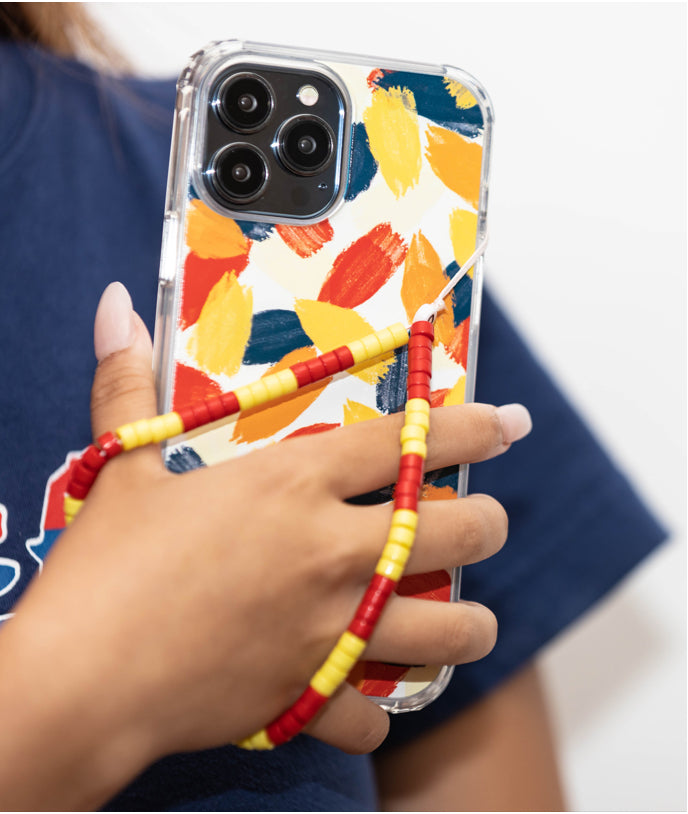 Breloque téléphone en perles