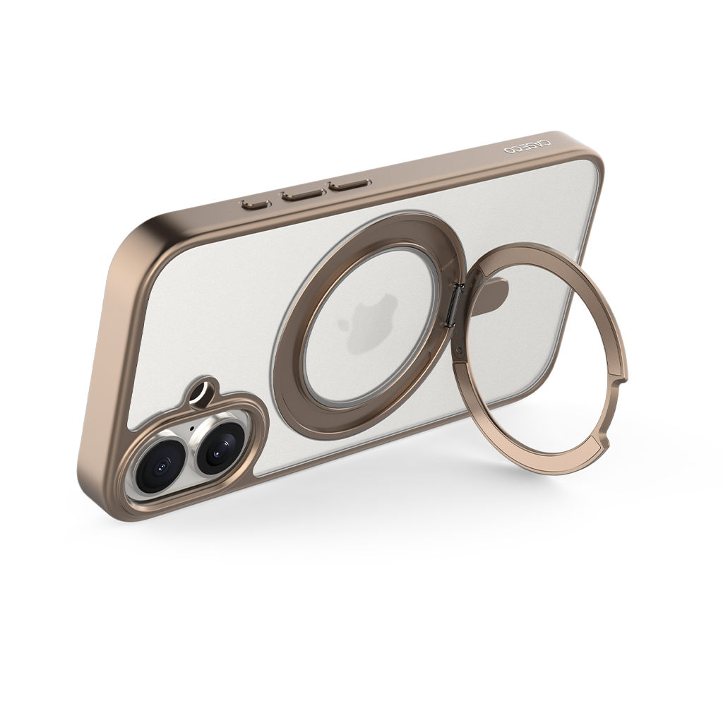 Étui hybride avec support d'anneau MagSafe intégré - iPhone 16