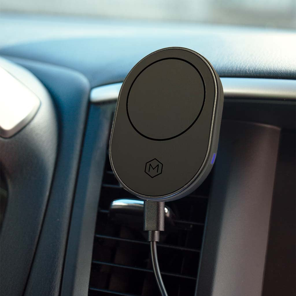 Support de recharge sans fil MagSafe pour voiture « Mighty Mount » à fixer sur la grille d'aération