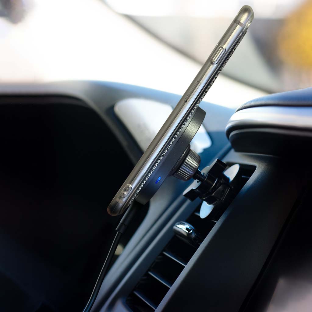 Support de recharge sans fil MagSafe pour voiture « Mighty Mount » à fixer sur la grille d'aération