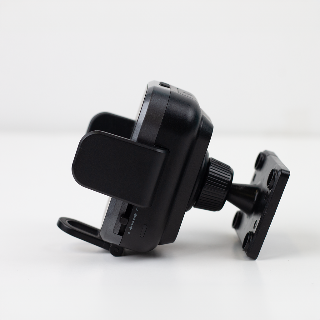 Mini Grip Fast Wireless Car Charger Mount with Drill Base AMPS Mounting Plate (Support pour chargeur sans fil rapide de voiture avec base de perçage)