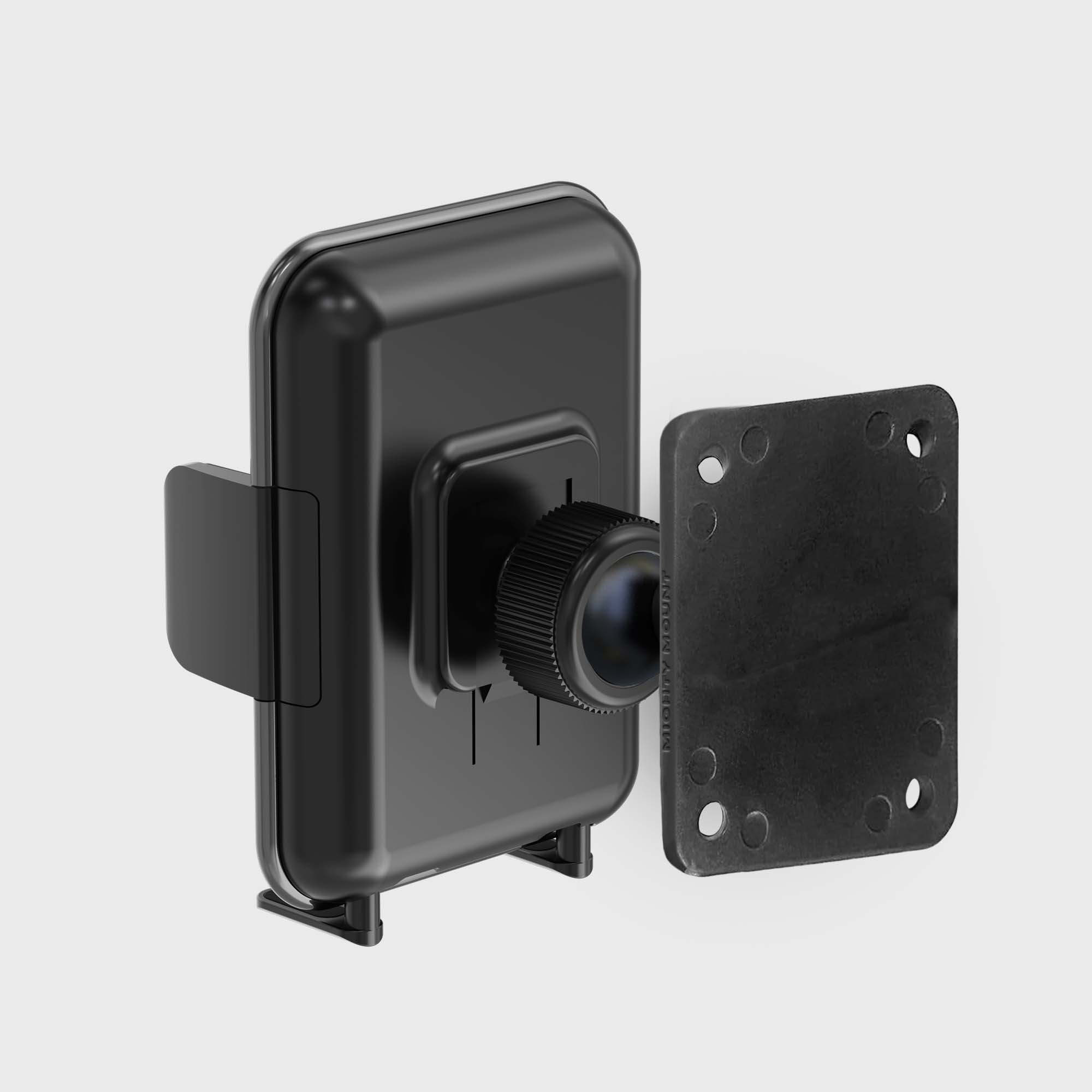 Support de berceau One Touch avec base de perçage Plaque de montage AMPS