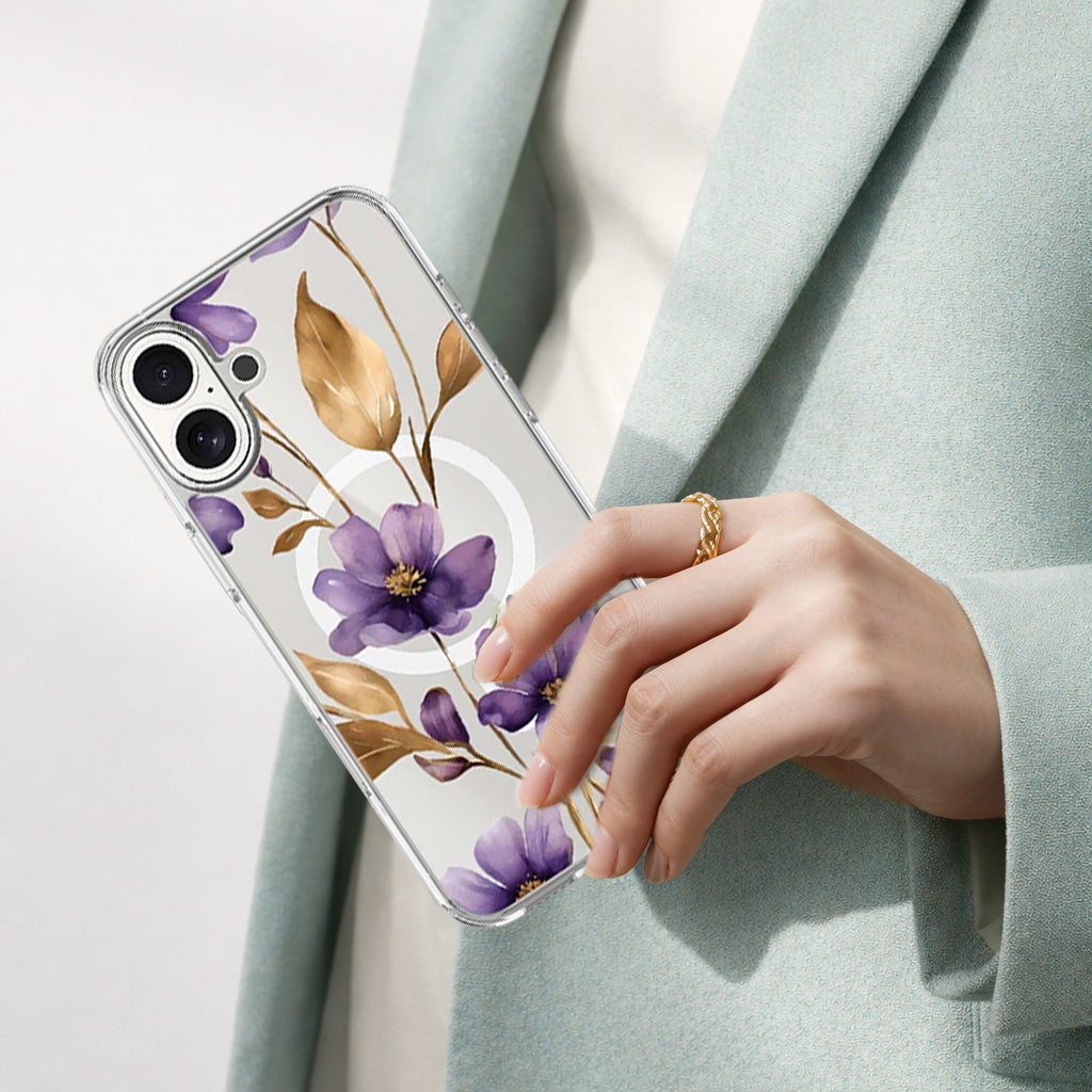 Fleur sauvage pourpre - iPhone 17