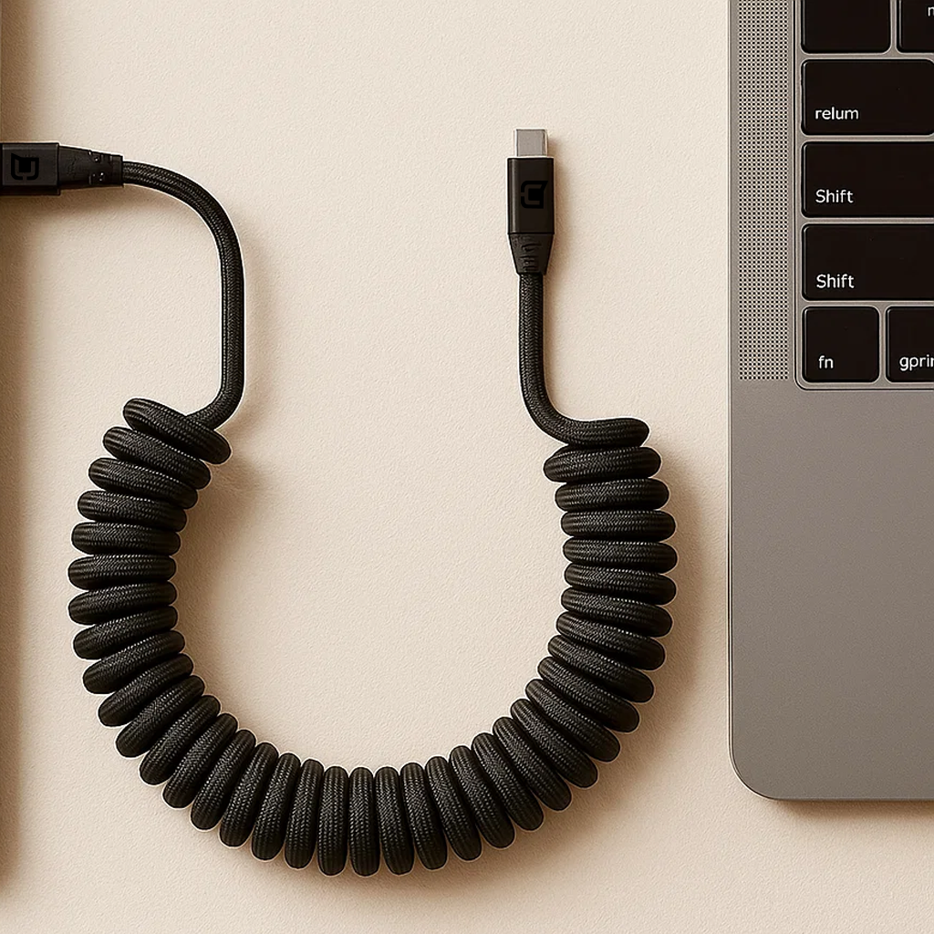 Caseco Road Ready Coil Cord (USB-C vers USB-C)