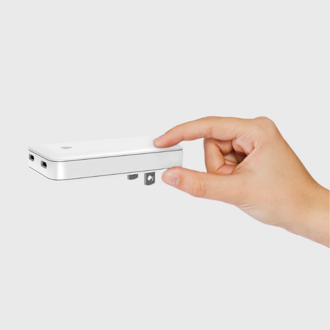 Chargeur mural FlatCharge Dual Port PD 65W de Rockstone