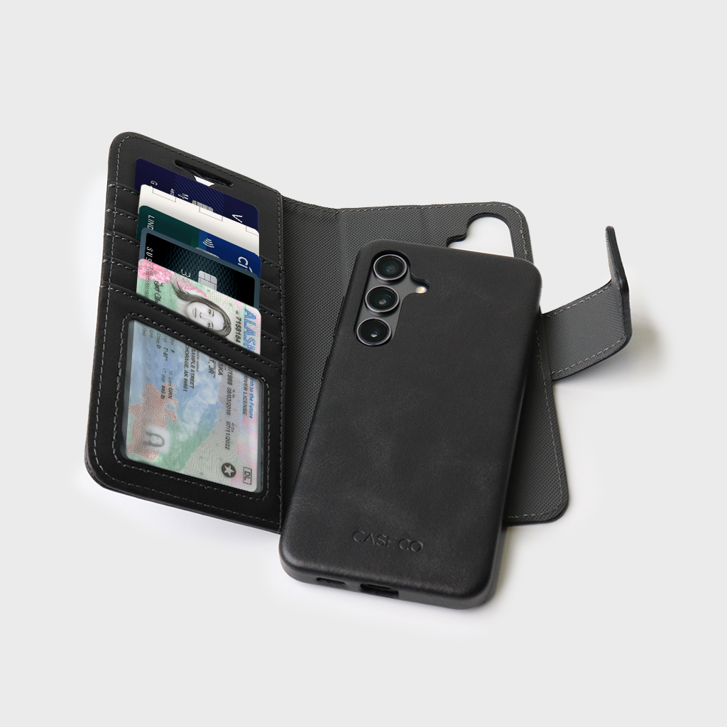 5th Ave Wallet Folio Case (5 fentes pour cartes) - Samsung Galaxy S24 FE
