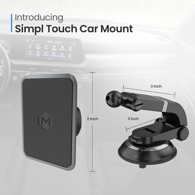 Simpl Touch avec ventouse ajustable multi-angles