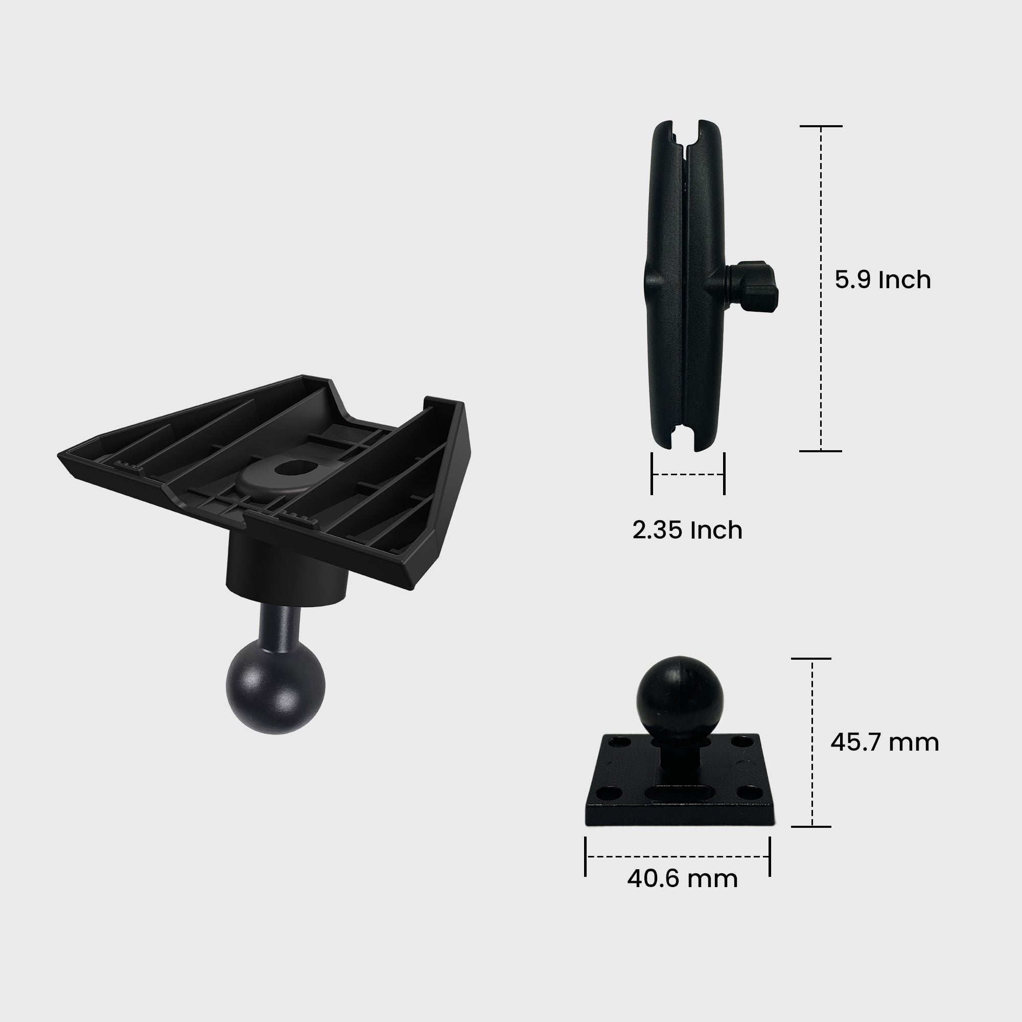 Support de fixation Mighty Mount AMPS pour Starlink Mini