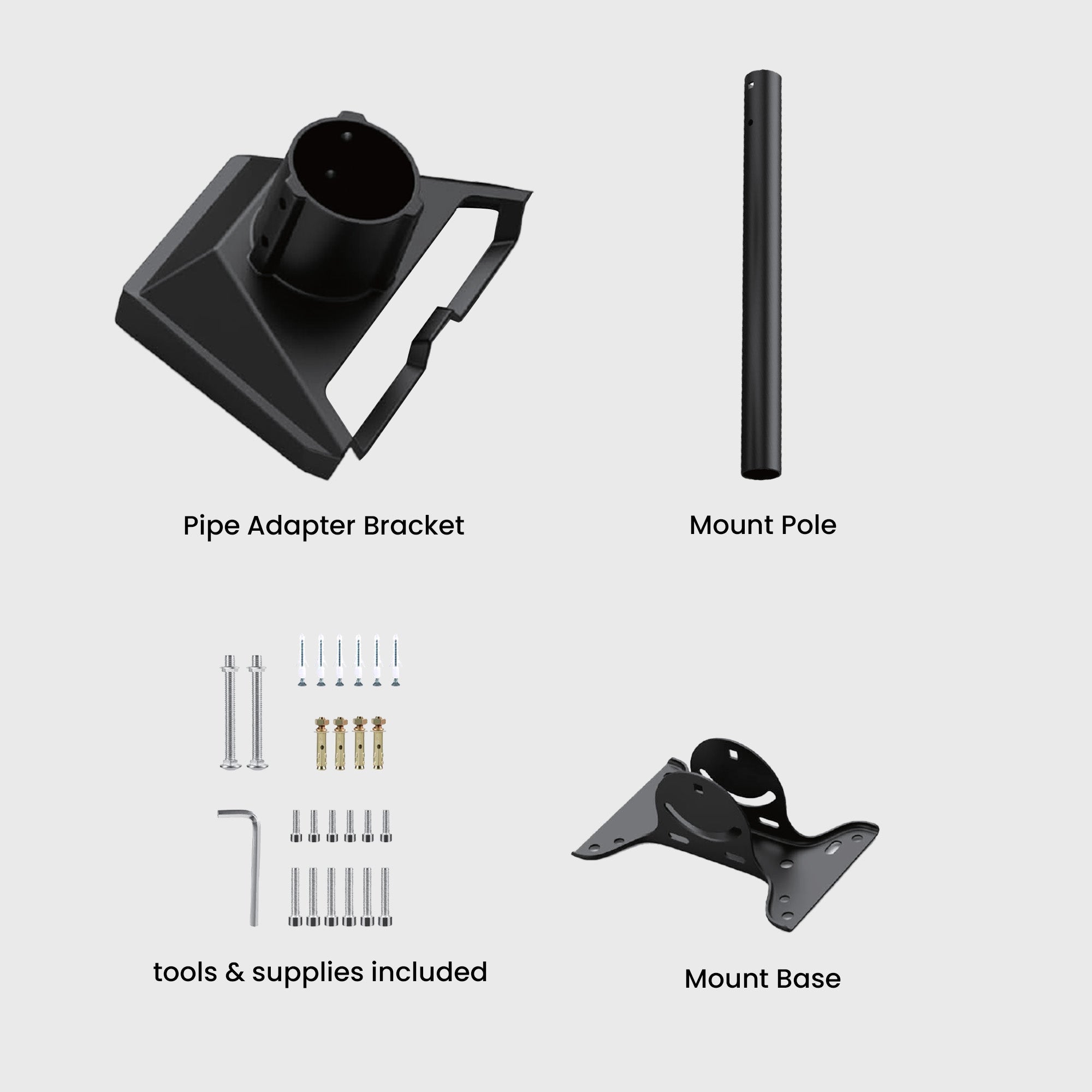 Kit de montage sur toit pour antenne Starlink Gen 3 à tube droit