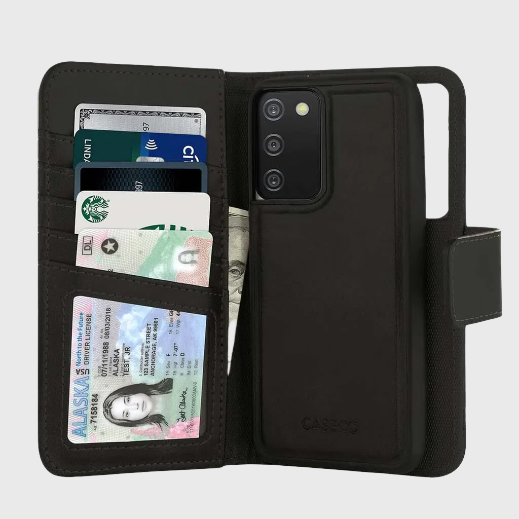 5th Ave Wallet Folio Case (5 Card Slot) - Samsung A14 (BULK PACKAGING)