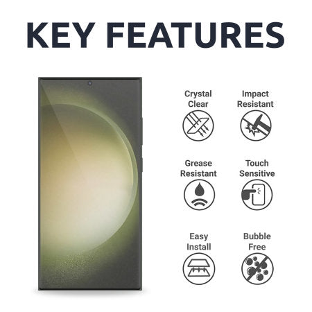 Protection d'écran ultra flexible pour Samsung S23