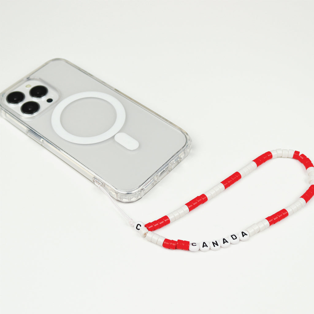 Breloque téléphone en perles