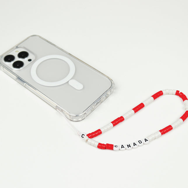 Breloque téléphone en perles