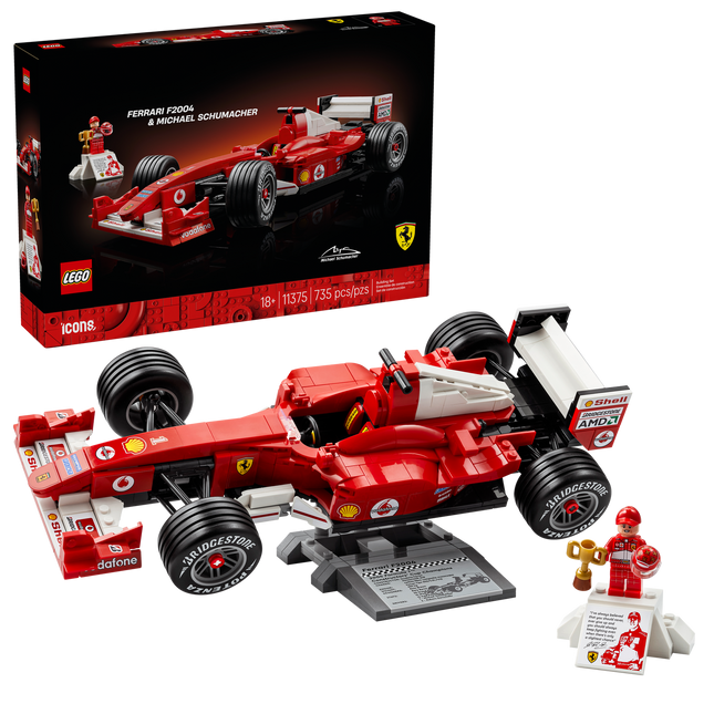 LEGO Icons - Ferrari F2004 et Michael Schumacher 11375