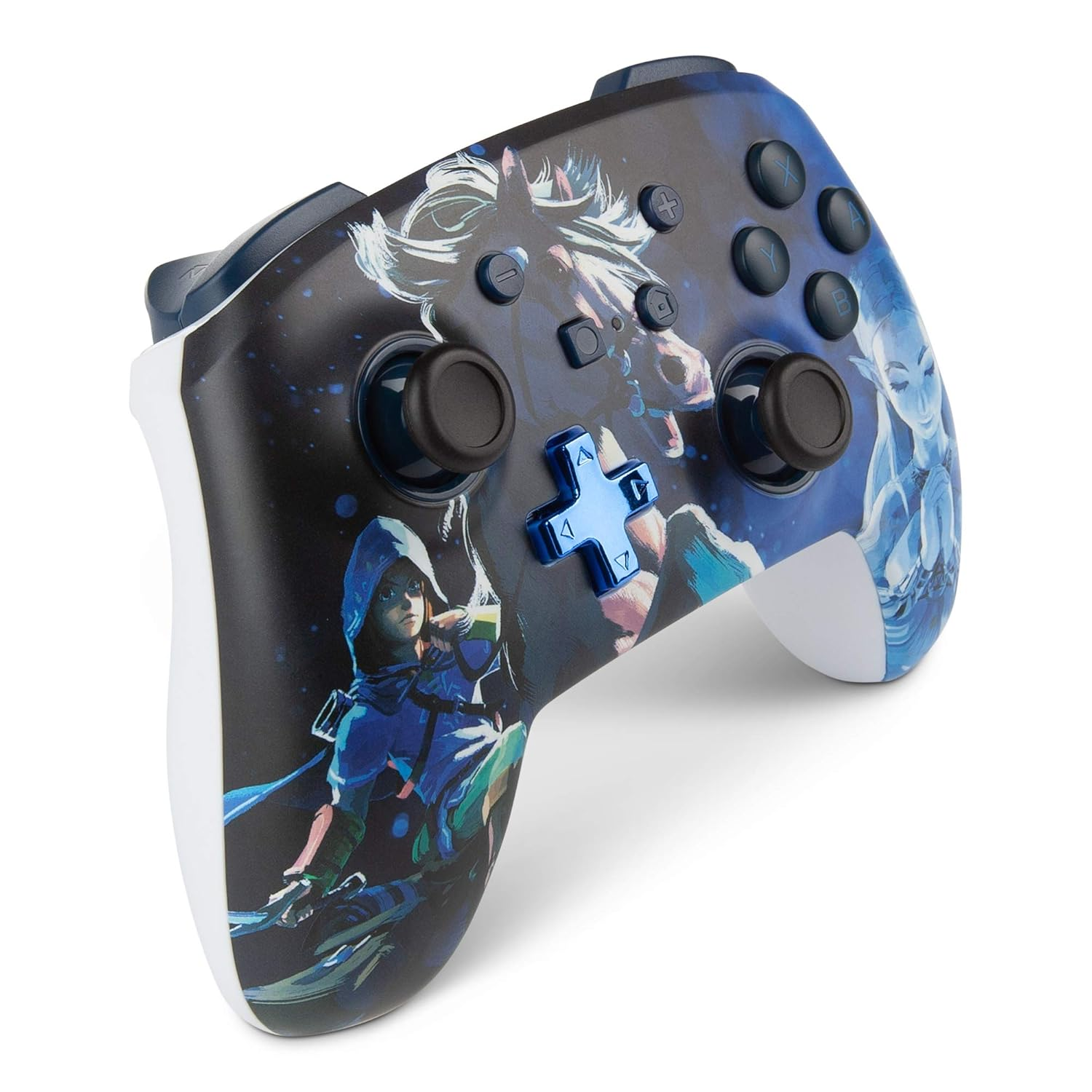 PowerA - Manette sans fil améliorée (Zelda Midnight Ride) pour Switch