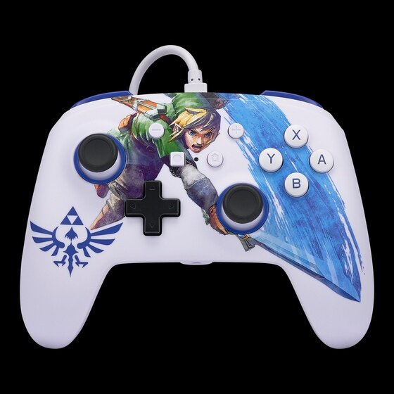 Pack manette filaire améliorée et boîtier fin (Master Sword) pour Switch PDQ