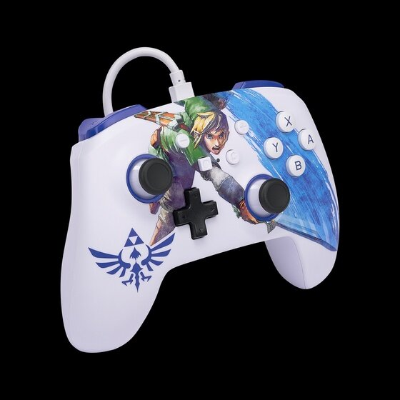Pack manette filaire améliorée et boîtier fin (Master Sword) pour Switch PDQ