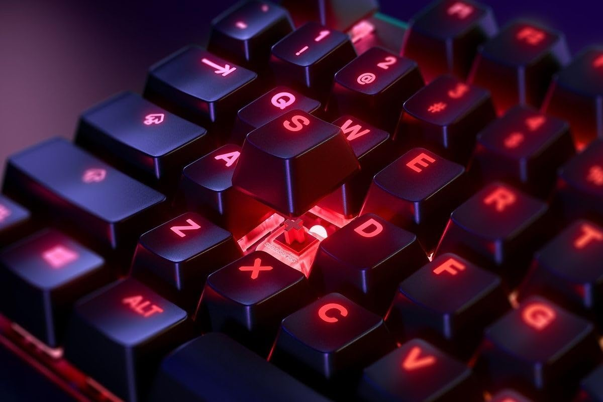 Clavier filaire SteelSeries Apex 7 TKL (commutateurs rouges) noir - PC