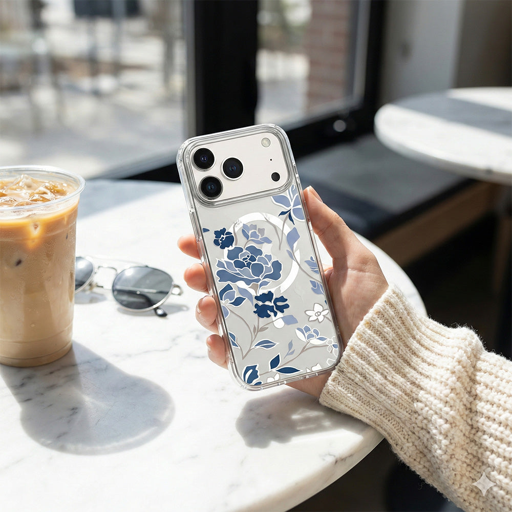 Motif bleu - iPhone 17 Pro