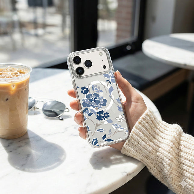 Motif bleu - iPhone 17 Pro