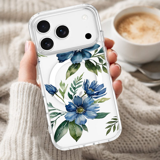 Bleu Floral - iPhone 17 Pro