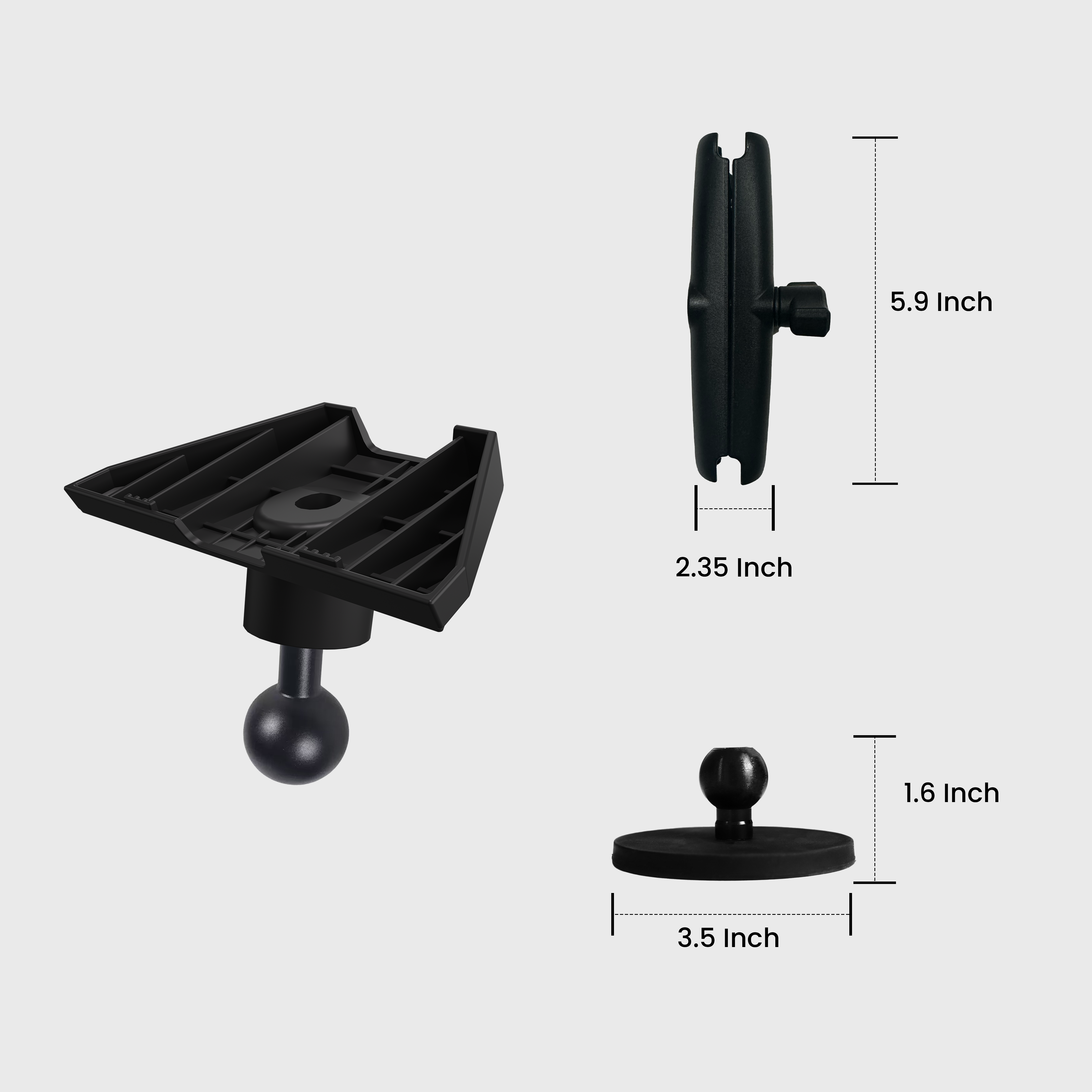 Support magnétique ultra-résistant Mighty Mount pour Starlink Mini