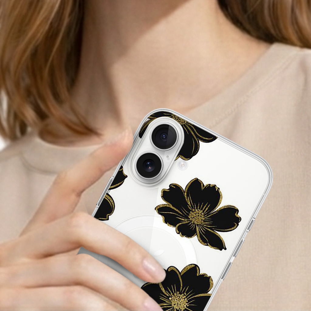 Fleur noire - iPhone 16
