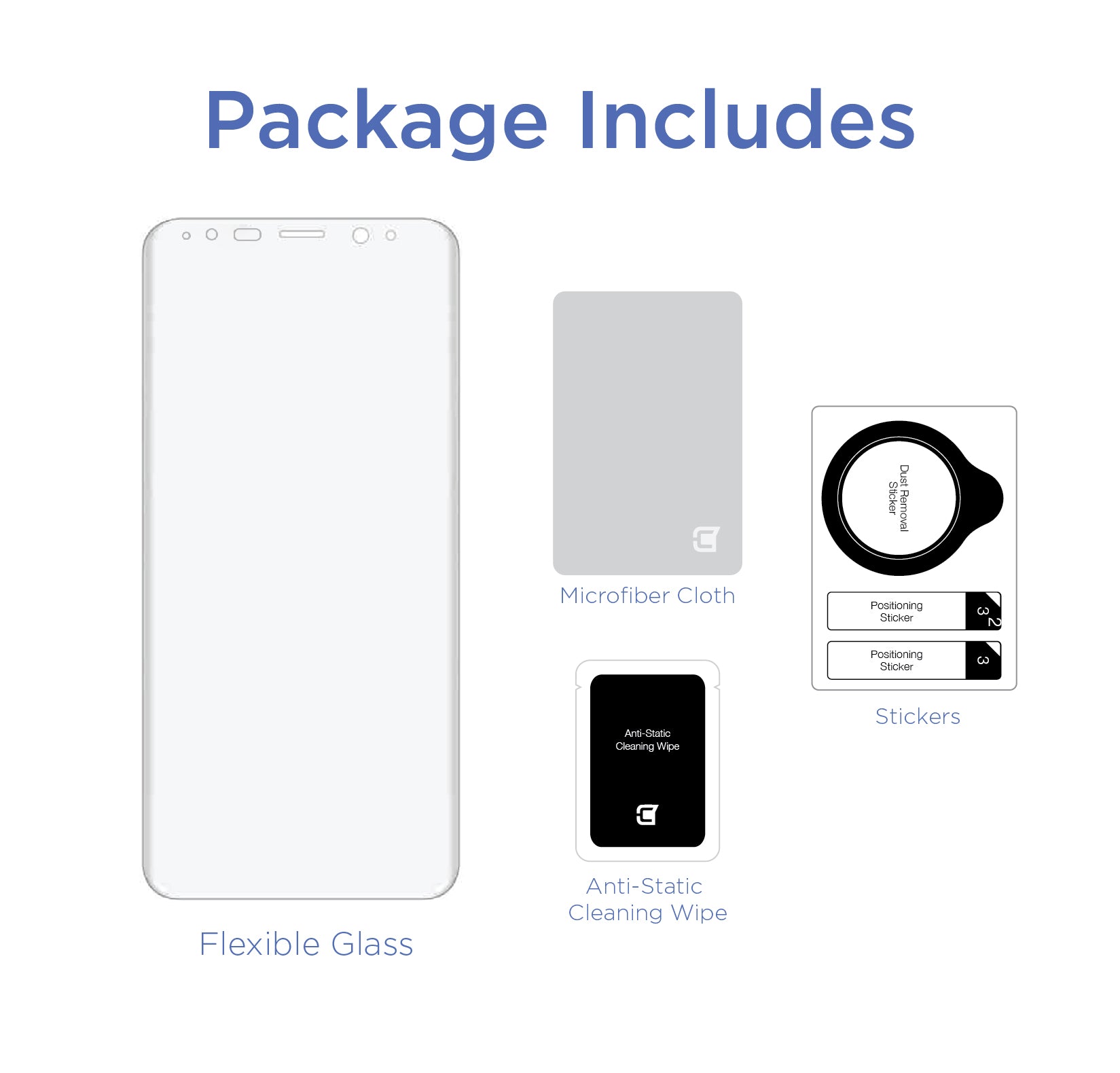 Samsung S8 Plus - Verre trempé flexible