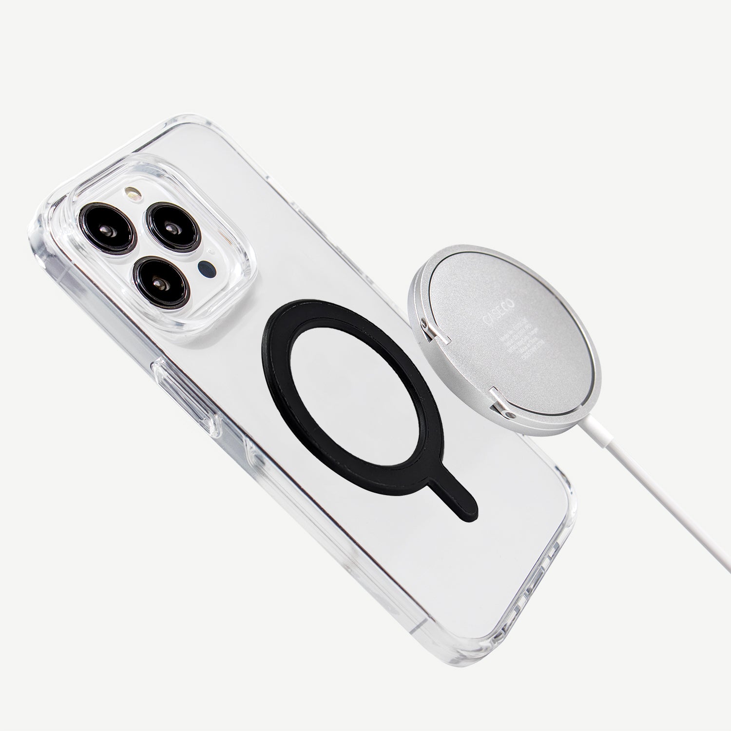MagSafe Disc (MagDisc rend tout appareil Qi compatible avec MagSafe) Noir 1 Pack