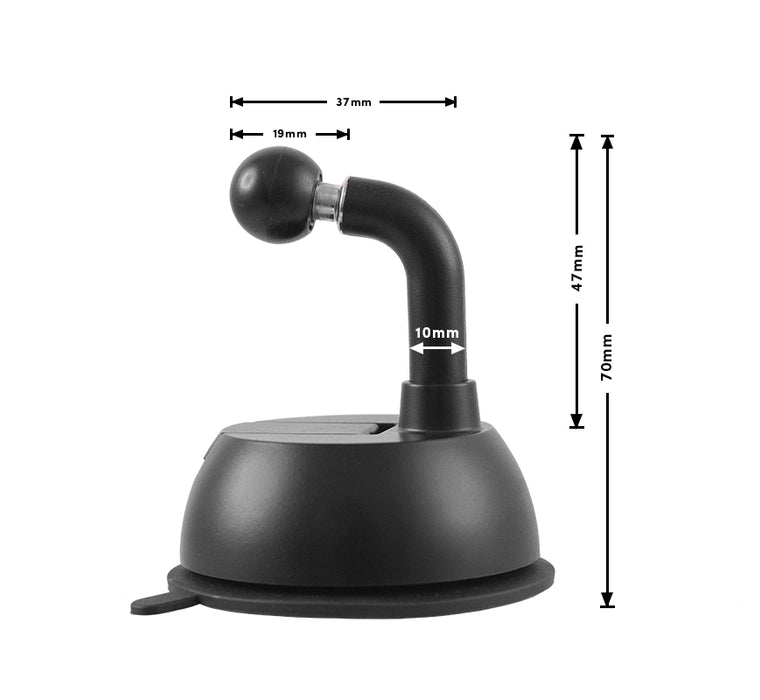 Simpl Touch 2.0 - Support magnétique 360° pour tableau de bord et pare-brise
