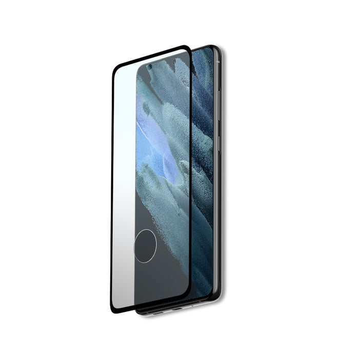Samsung Galaxy S21 Plus - Verre trempé à collage intégral, compatible avec les étuis.