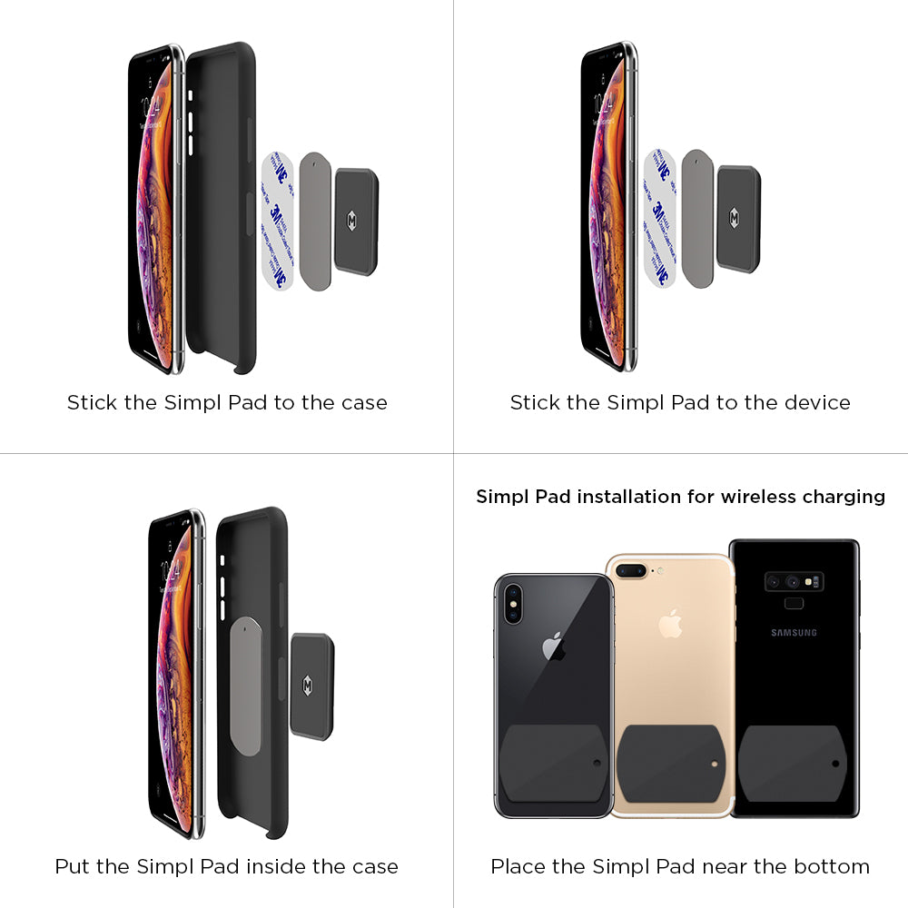 Support de téléphone pour tableau de bord Mighty Mount Simpl Touch