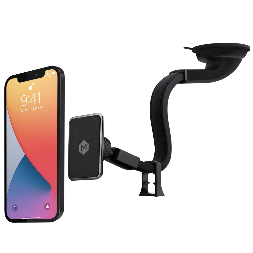 Support de téléphone pour tableau de bord Mighty Mount Simpl Touch à col de cygne flexible