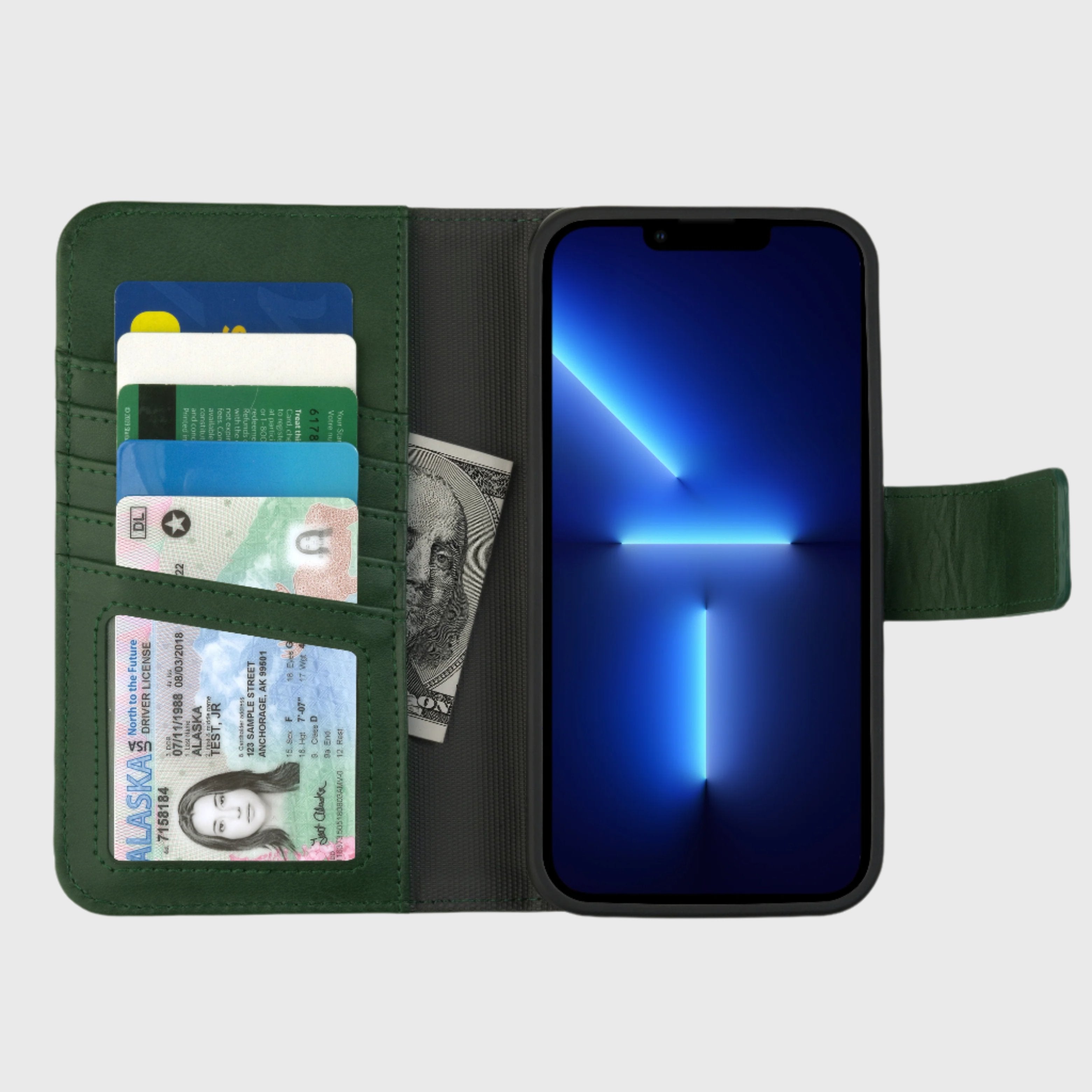 iPhone 12/ 12 Pro (5 cartes) étui portefeuille détachable (5th Ave)
