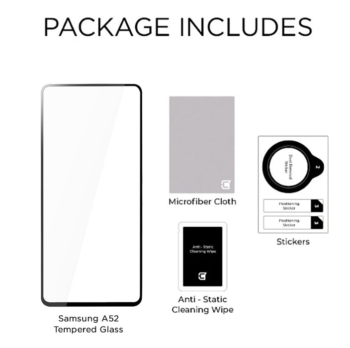 Samsung Galaxy A52 - Verre trempé 3D Full Glue