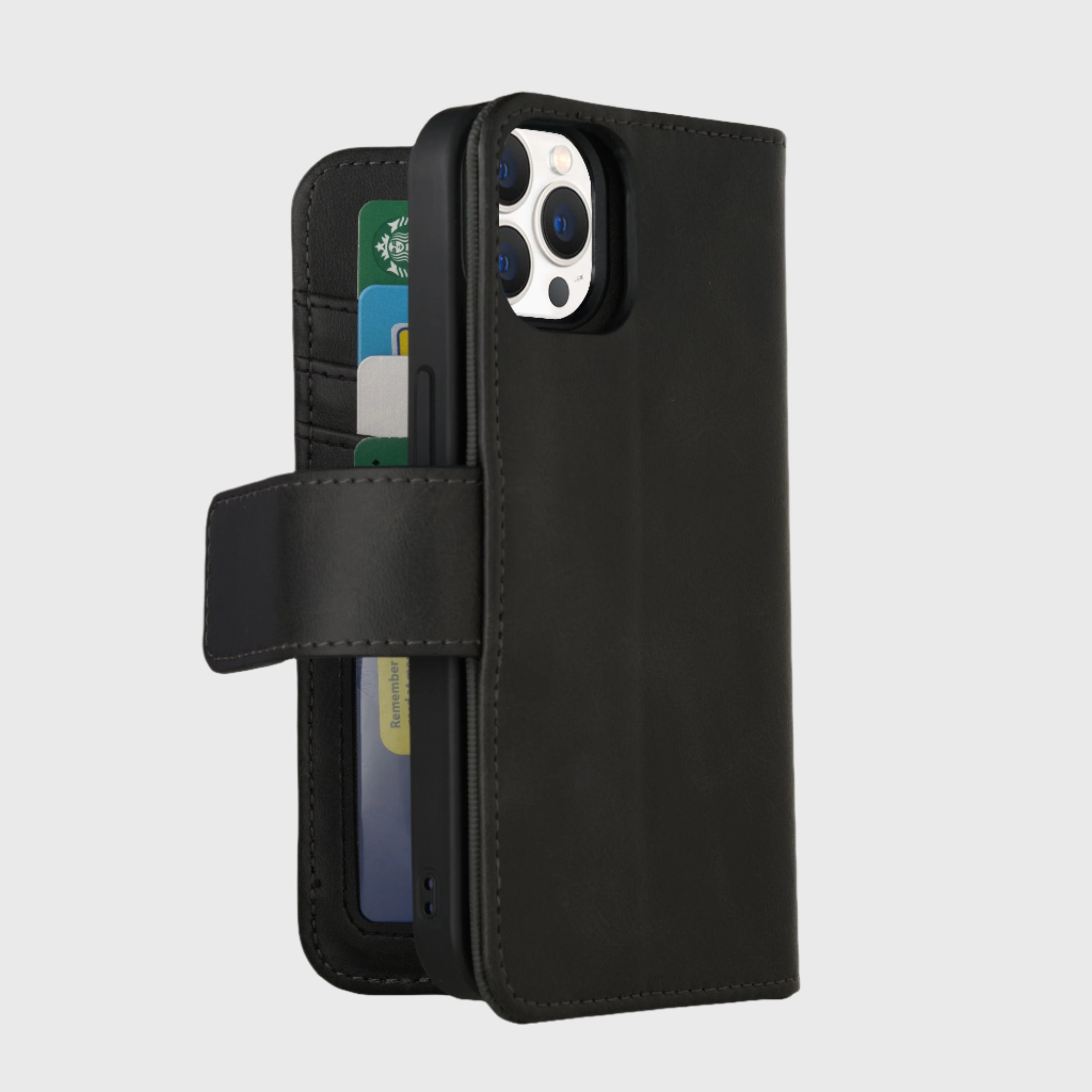iPhone 12/ 12 Pro (5 cartes) étui portefeuille détachable (5th Ave)
