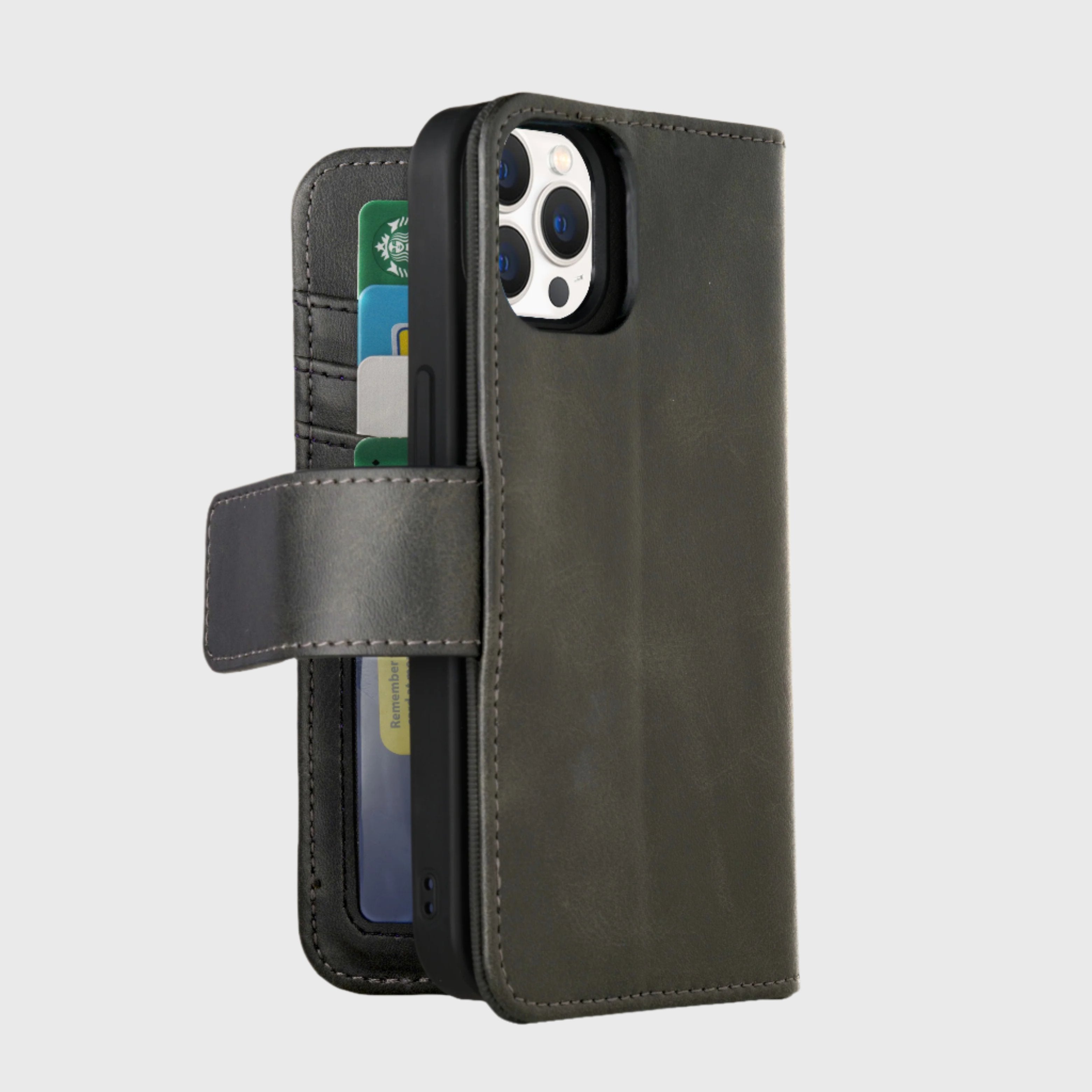 iPhone 12/ 12 Pro (5 cartes) étui portefeuille détachable (5th Ave)
