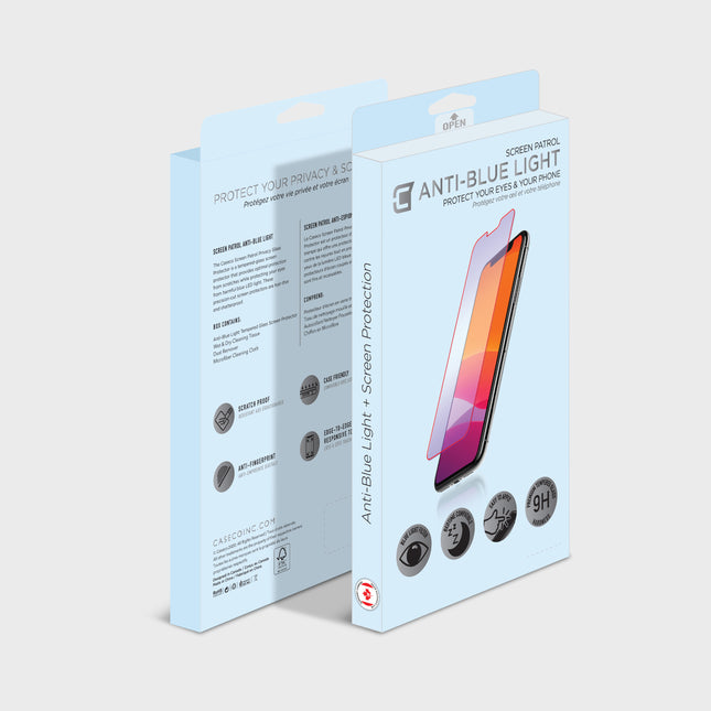 iPhone ( SE 2020 / SE 2022 / 7 / 8) - Verre trempé anti-lumière bleue - Screen Patrol