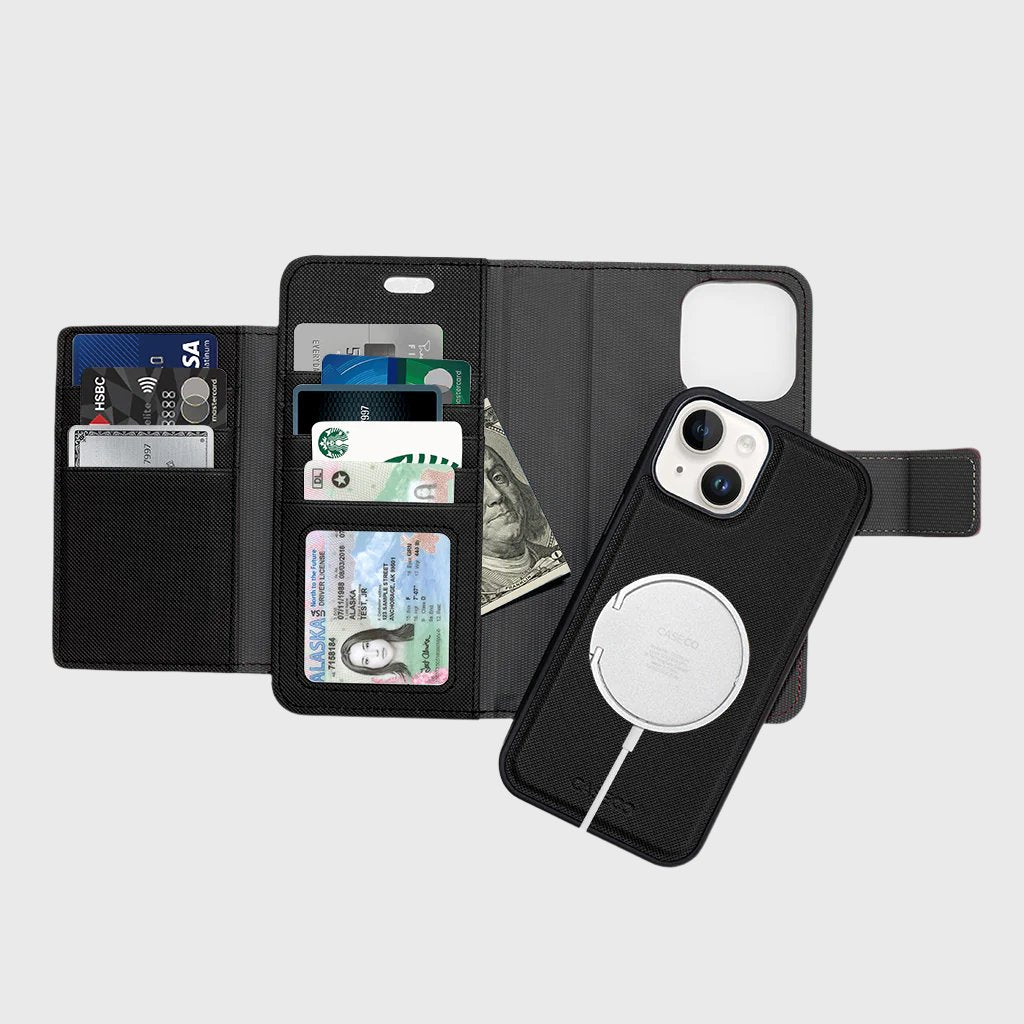 Sunset Blvd MagSafe Portefeuille détachable Folio - 8 cartes - iPhone 14 Plus
