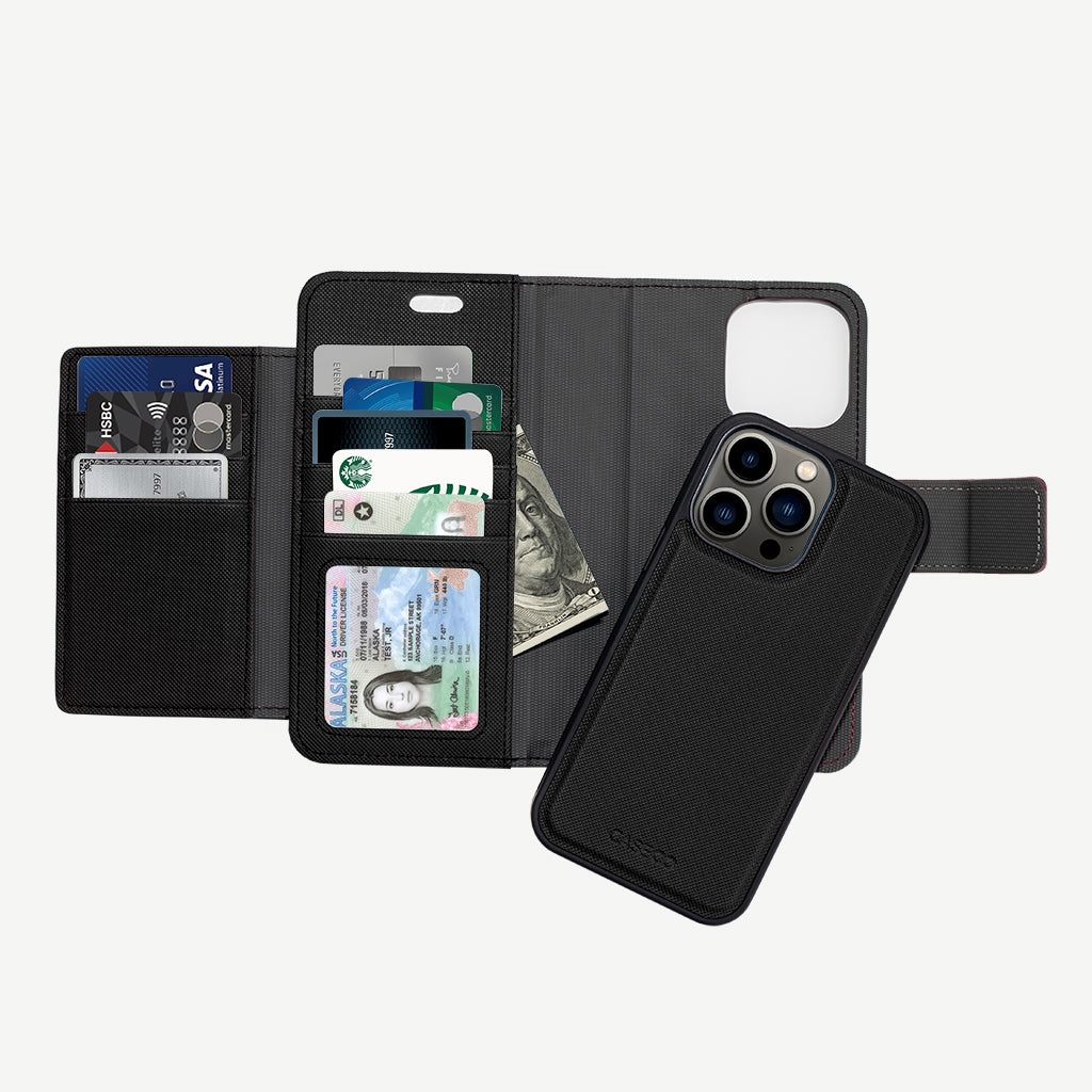 Sunset Blvd MagSafe Detachable Wallet Folio - 8 Card - iPhone 14 Pro Max