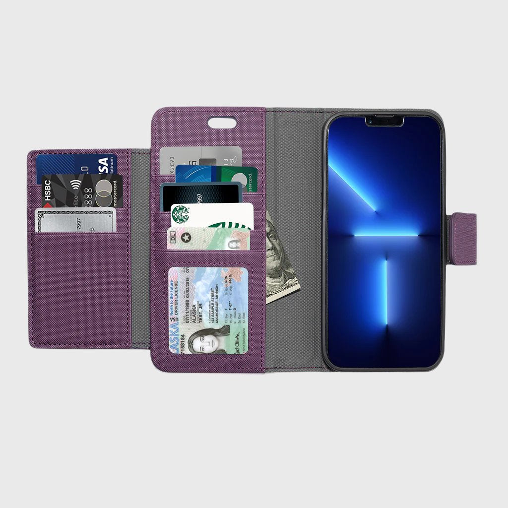 Sunset Blvd MagSafe Detachable Wallet Folio - 8 Card - iPhone 14 Pro