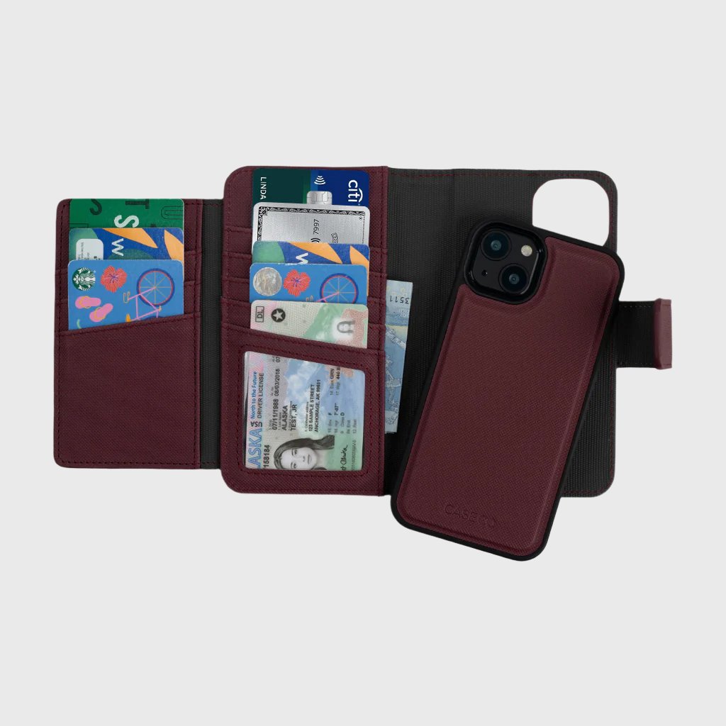 Sunset Blvd MagSafe Portefeuille détachable Folio - 8 cartes - iPhone 14 Plus