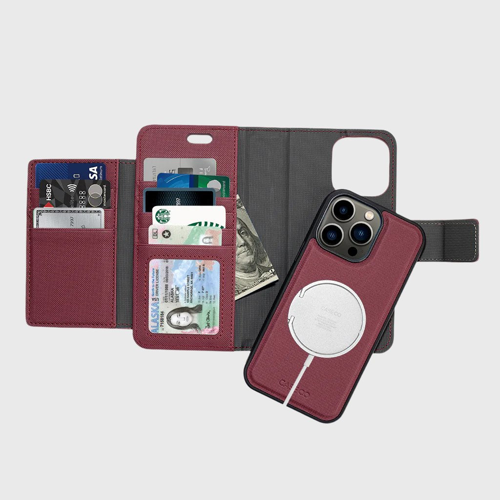Sunset Blvd MagSafe Detachable Wallet Folio - 8 Card - iPhone 14 Pro