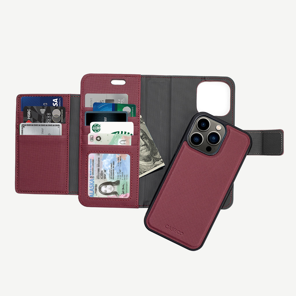 Sunset Blvd MagSafe Detachable Wallet Folio - 8 Card - iPhone 14 Pro Max