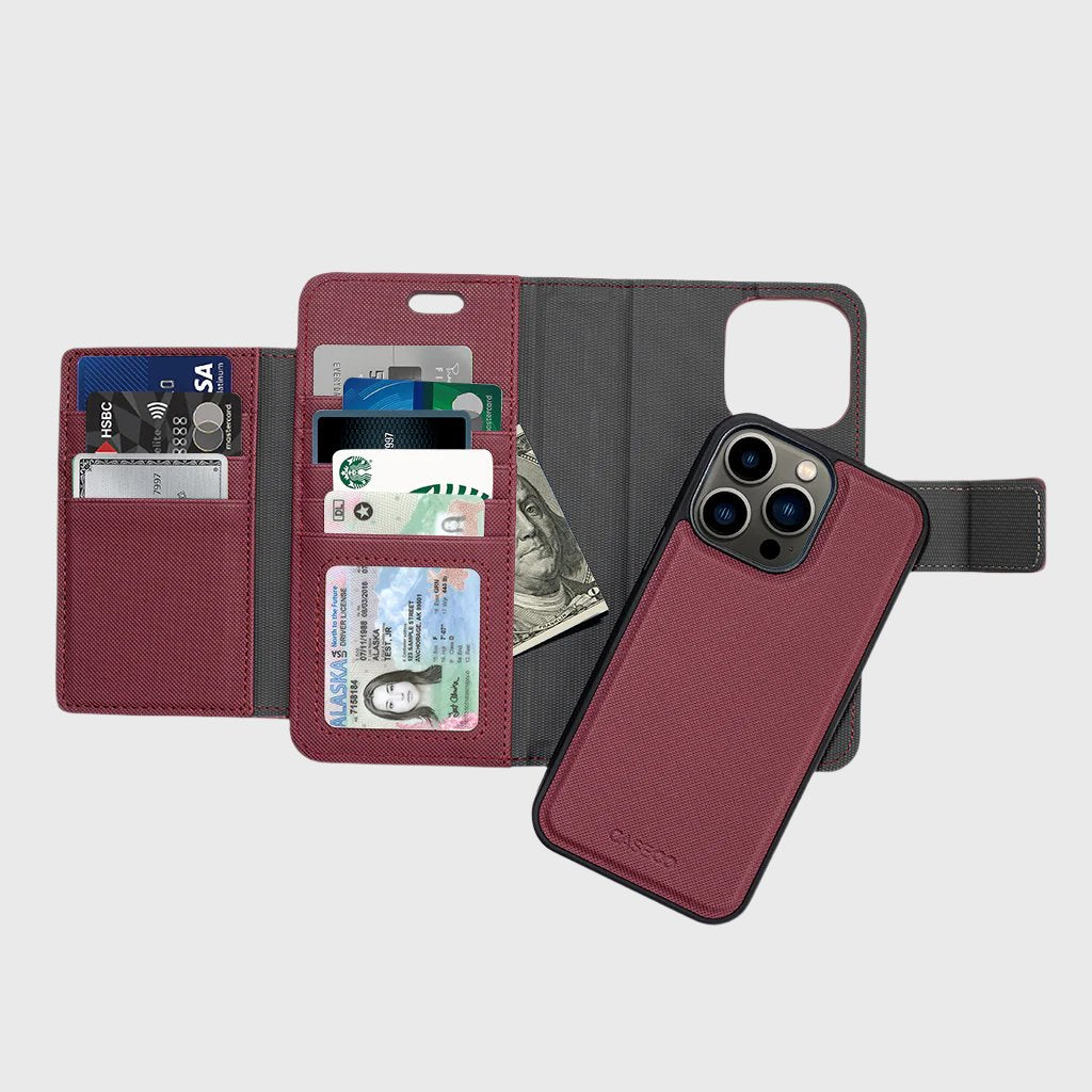 Sunset Blvd MagSafe Detachable Wallet Folio - 8 Card - iPhone 14 Pro
