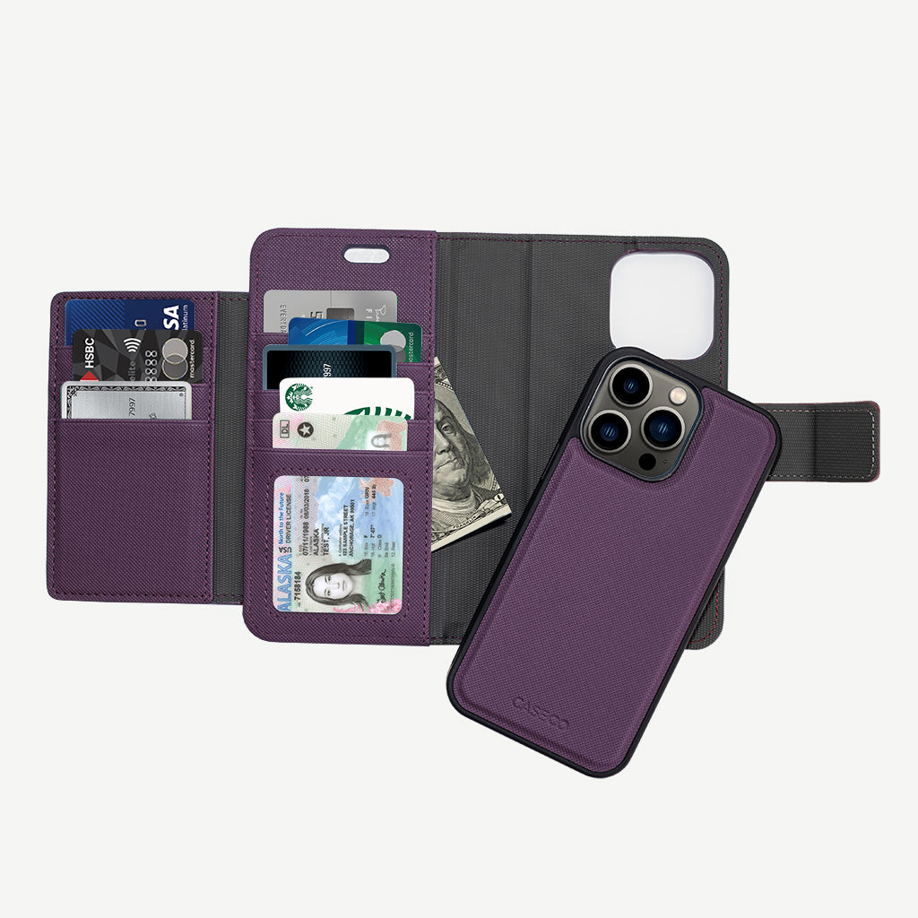 Sunset Blvd MagSafe Detachable Wallet Folio - 8 Card - iPhone 14 Pro Max