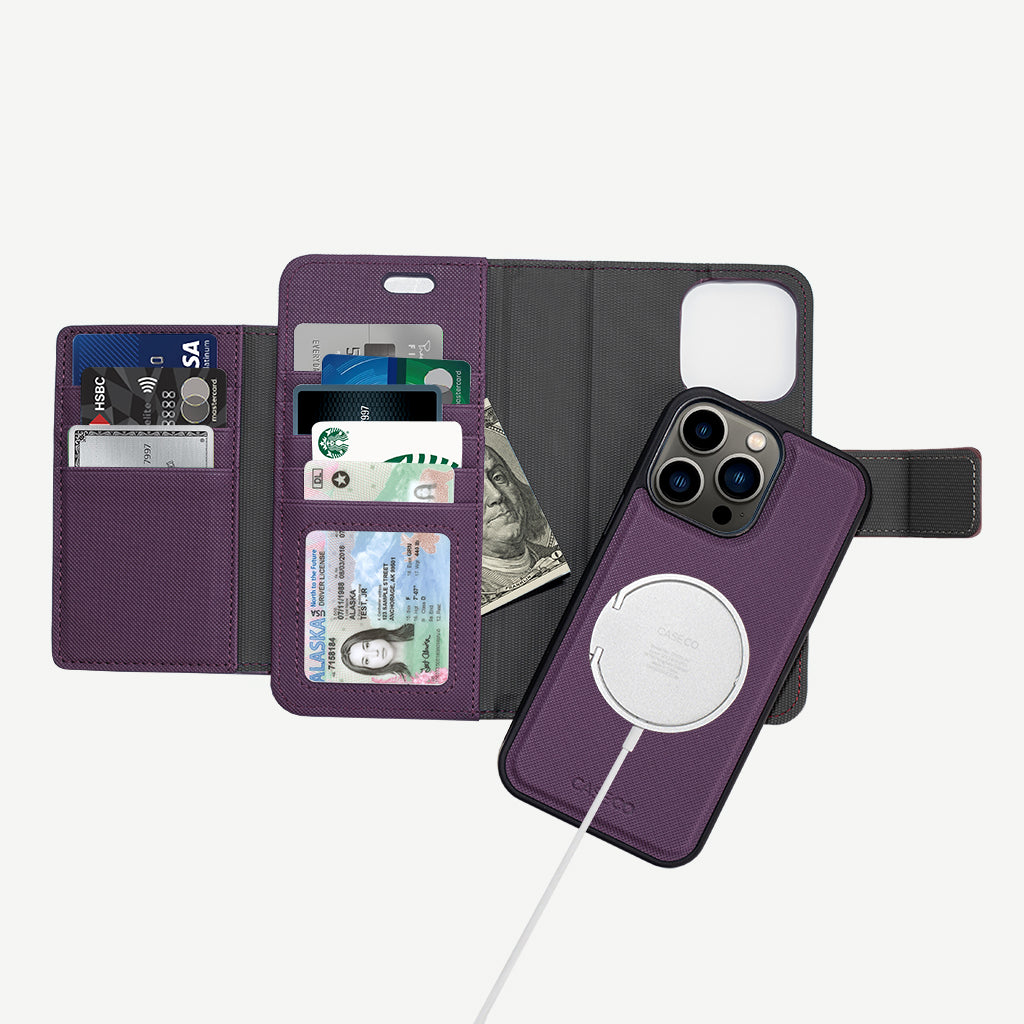 Sunset Blvd MagSafe Detachable Wallet Folio - 8 Card - iPhone 14 Pro Max