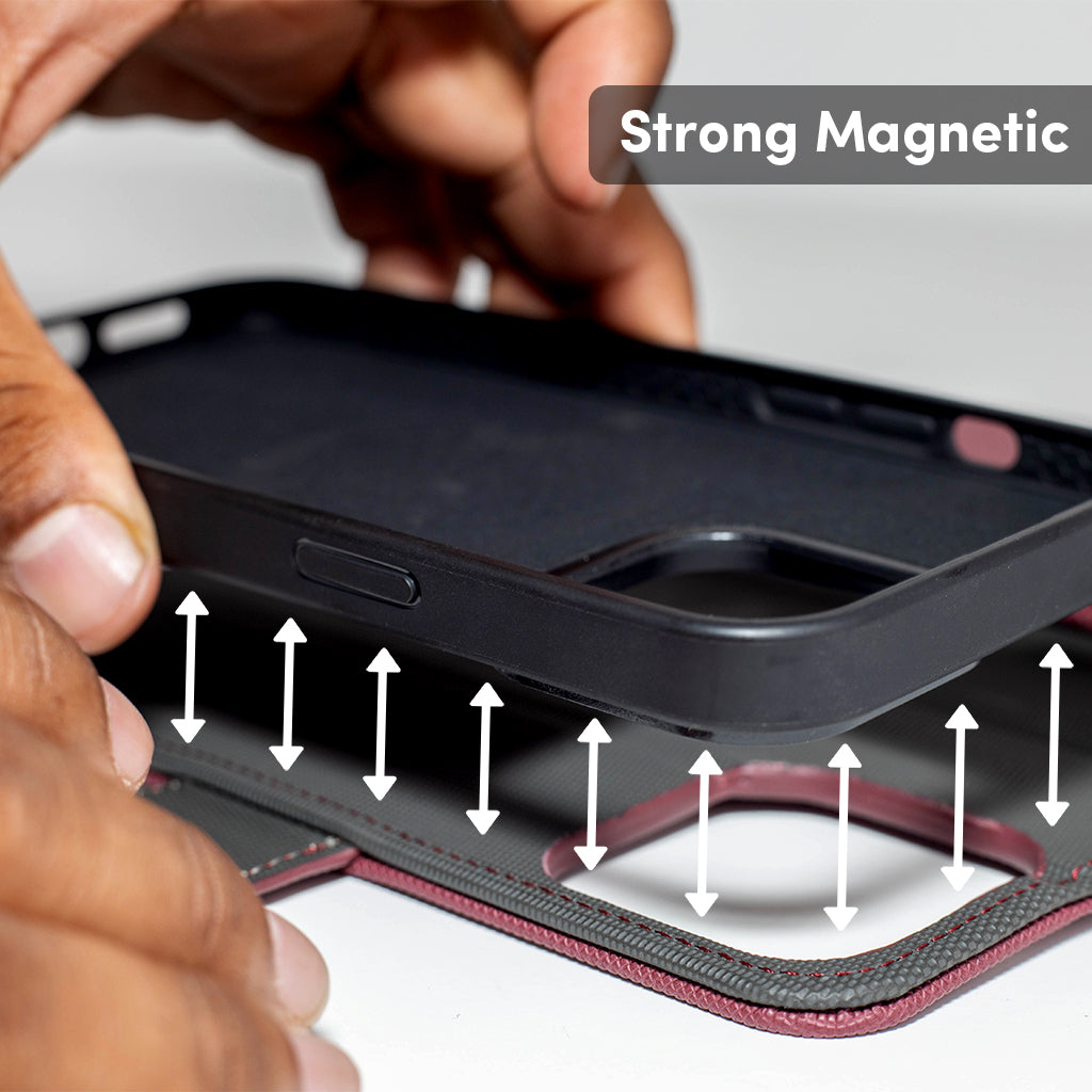 Sunset Blvd MagSafe Detachable Wallet Folio - 8 Card - iPhone 14 Pro
