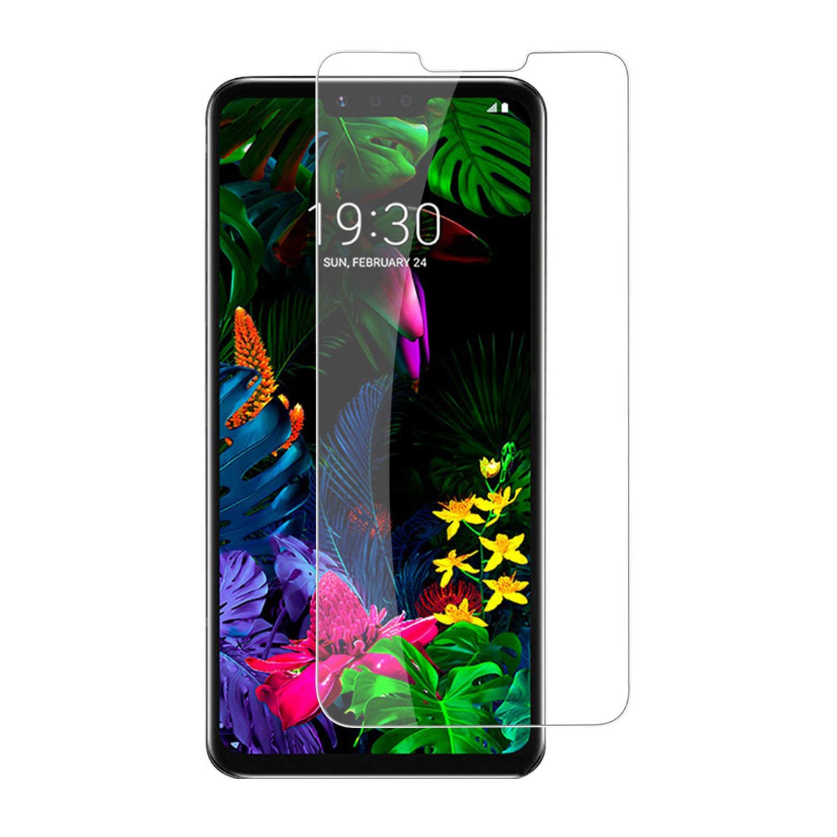 LG G8 ThinQ - Patrouille d'écran - Verre trempé (BULK ONLY)