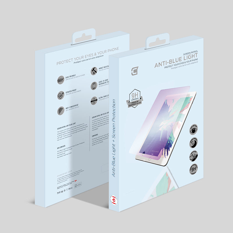 iPad Pro 1st & 2nd Gen (11 Inch) - Protège-écran en verre trempé anti-lumière bleue